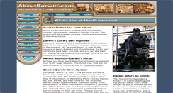 Desktop Screenshot of aboutdarwin.com